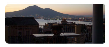 foto vesuvio al tramonto