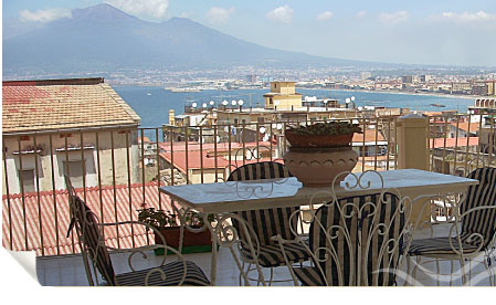 Foto panoramica vesuvio